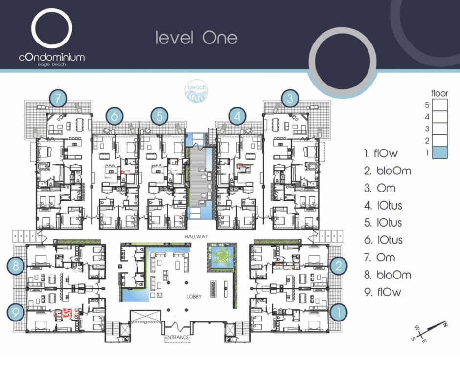 O Condominium — Floor Plan — Level One