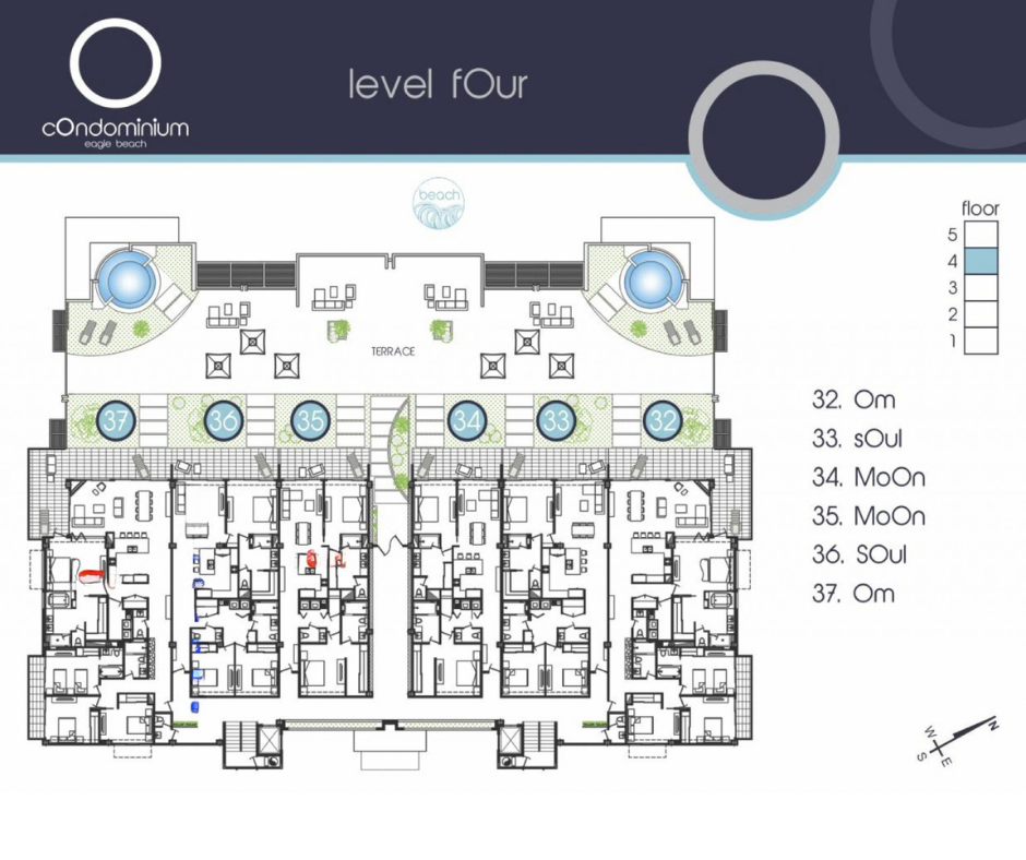 O Condominium — Floor Plan — Level Four